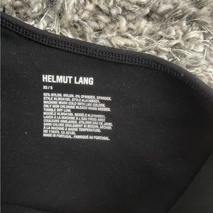 Helmut Lang cropped stretch top